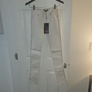 JOYM Elegant WHITE Women's Skinny Jeans Size 25